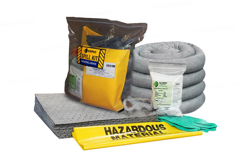 Kit25BIG001 Kit Antiderrames Portátil para Químico Universal de 25 galones - Imagen 1