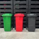 Bote de Basura 120 Lts. / 30 Galones color Negro - Imagen 12