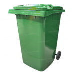 Bote de Plastico 360 Lts. / 95 Galones color Verde