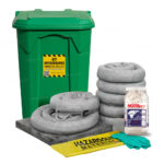 Kit Antiderrames 20 galones con Contenedor de Plástico – Universal