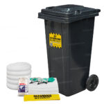 Kit Antiderrames Móvil 50 Galones con Contenedor de Plástico - Sólo Aceite