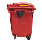 Bote de Basura 660 Lts. / 174 Galones color Rojo - Imagen 3