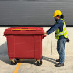 Bote de Basura 660 Lts. / 174 Galones color Rojo - Imagen 4